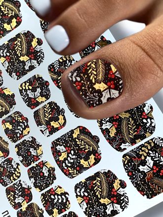 Пленки для педикюра с фольгой VIP-065