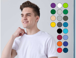 Футболка без шовная унисекс (A02) 160 гр/м2, 100% хлопок, не овер