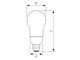 Энергосберегающая лампа Philips Ecotone Ambience 5yr 6w E27 A65