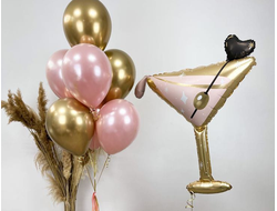 Сет из гелиевых шаров "Бокал мартини"