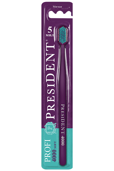 Profi 4000 Зубная щетка Soft, 5мм, PresiDent