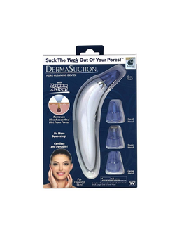 Вакуумное приспособление для удаления чёрных точек DermaSuction