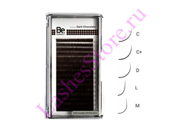 Ресницы коричневые Be PERFECT «DARK CHOCOLATE» - MIX (16 линий)