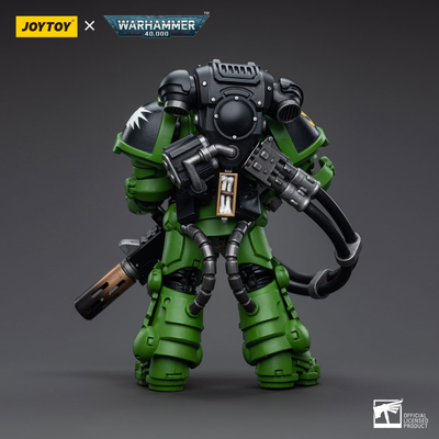 Эрадикатор Саламандр (Warhammer 40k) - КОЛЛЕКЦИОННАЯ ФИГУРКА 1/18 Salamanders Eradicators Brother T'Kren (JT5260) - JOYTOY