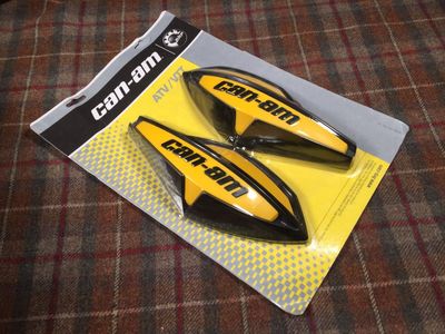 Защита рук черно-желтая оригинал BRP 715000525 для BRP Can-Am G2, G2L, G2S (Handlebar Wind Deflectors Black / Yellow)