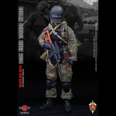 Спецназ ФСБ "Альфа" 2004 г - Коллекционная ФИГУРКА 1/6 scale TsSN FSB 2004 (UD9025) - UJINDOU