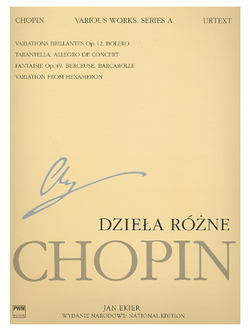 Chopin, Fr?d?ric. National Edition vol.12 A 12 - Various works for piano