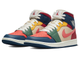женские кроссовки Nike Air Jordan 1 Womens Mid SE Womens Multi Color DN3738-400 брендовая обувь