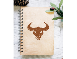 Скетчбук с символикой "Быка" №2