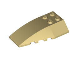 Wedge 6 x 4 Triple Curved, Tan (43712 / 6390162)