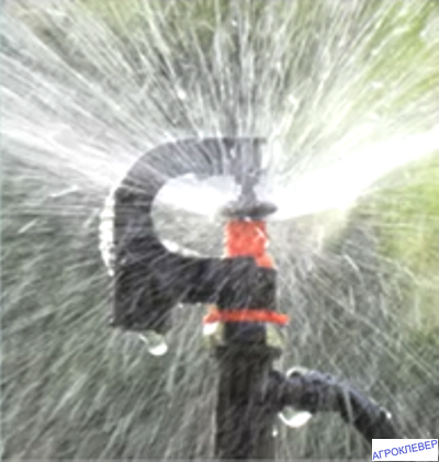 Микроспринклер 189,6л/ч, радиус 2,5м , 2,5bar оранжевый