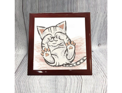 Шкатулка Котики №9