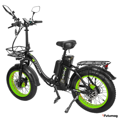 Электровелосипед Syccyba H2 DUAL зеленый