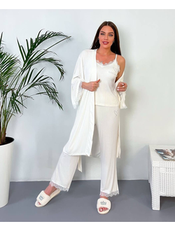 Домашняя одежда Виктория Сикрет 5в1 цвет белый