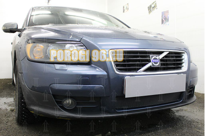 Защита радиатора Volvo C30 2006-2010 black PREMIUM