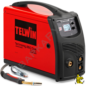 Полуавтомат для MIG/MAG сварки Telwin Technomig 260 Dual Synergic