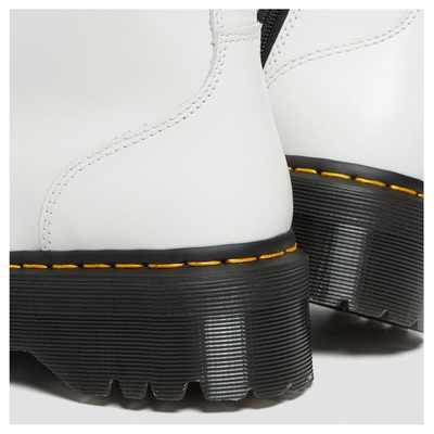 Ботинки Dr Martens Jadon на толстой подошве белые женские