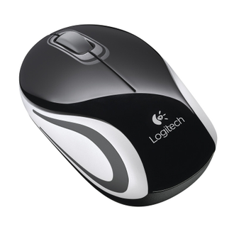 Мышь компьютерная Logitech (910-002731) Wireless Mini Mouse M187, черная