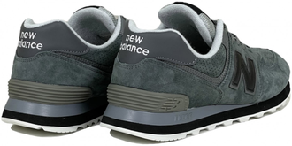 New Balance 574 Темно-серые с черным