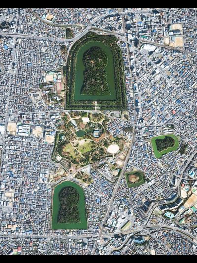 Картина обогреватель, спутниковое фото Тумул в Сакаи