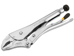 Зажим с фиксатором 250 мм, с закругленными губками TOLSEN TT10049