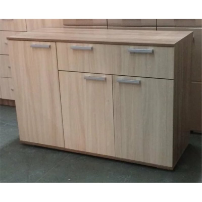 Комод К-4 Ясень шимо темный/Ясень шимо светлый