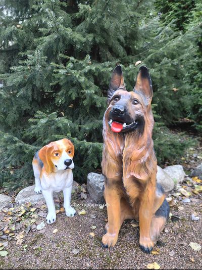 ОВЧАРКА 89*56см  8кг  полистоун Россия  7612/012292*