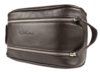 Кожаный несессер Vione brown (арт. 6007-04)