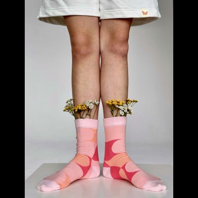 НОСКИ ПРИЯТНО "ГЕОМЕТРИЯ РОЗОВАЯ"
