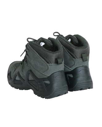 Ботинки Сириус-Дозор замша (оливковые), ПУ-Нитрил