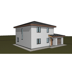 Двухэтажный дом с четырьмя спальнями 183м² (S81)