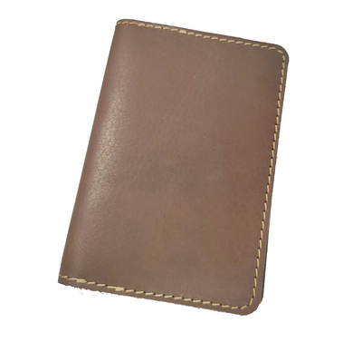 Обложка на автодокументы коричневая