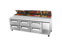 Холодильный стол для пиццы CTPR-93-2D-6, Turbo Air