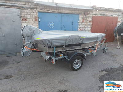 Тент на лодку Wellboat-37 easy (арт. 947, 1248)