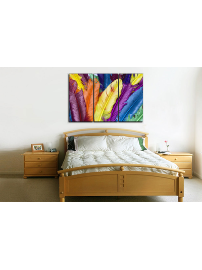 Модульная картина "Перья"