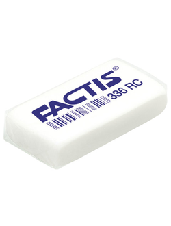 Ластик FACTIS 336 RC (Испания), 40х20х8 мм, белый, прямоугольный, CNF336RC