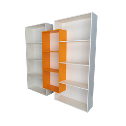 Универсальные практичные стеллажи из ЛДСП