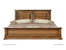 Кровать двуспальная Верди Люкс 160 (низкое изножье), Belfan