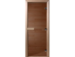 Дверь стеклянная 2000х700(бронза,прозрачная,графит)