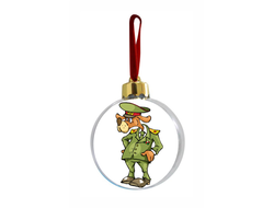 Шары елочные на 23 февраля