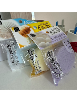 Пемза с натуральными экстрактами Kokubo Essense (Мёд, Морской гребешок, Шелк)