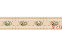 SP-023 ОРНАМЕНТ РОМАШКА ГЛЯНЦЕВАЯ стеновая панель ALBICO 2800*610*6мм *