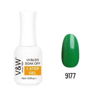 Гель-лак однофазный ONE STEP 15 мл.-- Gel Lac ONE STEP, 15 ml--- 9177