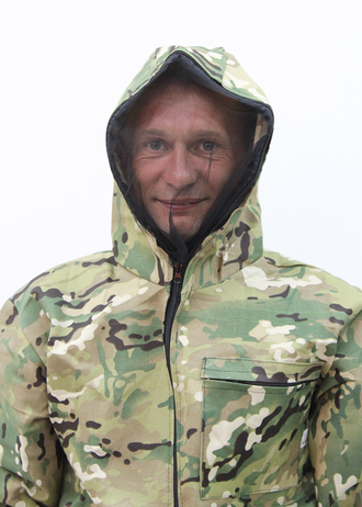 Костюм мужской летний светлый камуфляж Антигнус с москитной сеткой 52-54 ткань палатка