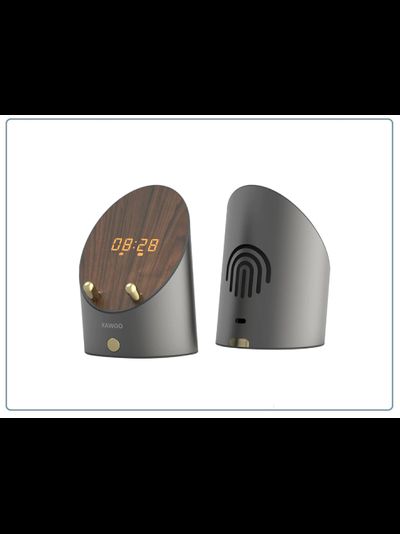 KAWOO индукционный динамик - держатель телефона, Табло времени, будильник, Bluetooth динамик