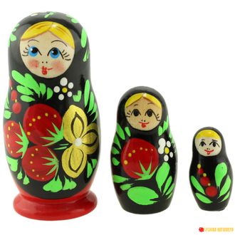 Suvenirnaya Matryoshka Hohloma 3 H Kukolnaya 70 30