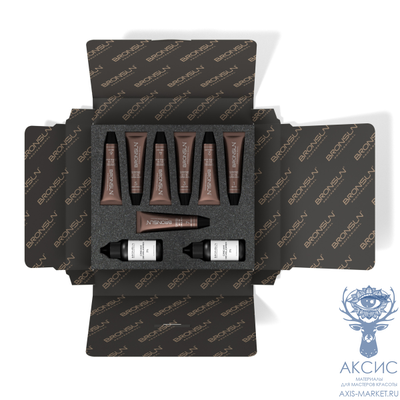 Набор крем-красок с оксидантом  BRONSUN, лимитированная серия