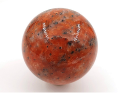 Шар Кварцит оранжевый, Индия (50 мм, 188 г) №28090