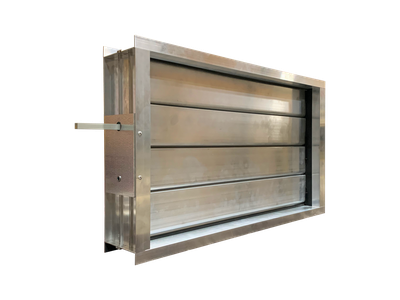 VMVZ-P-EP заслонка воздушная прямоугольная с площадкой под электропривод