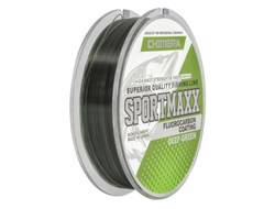 Леска CHIMERA SPORTMAXX Fluorocarbon Coating Deep Green 300 м, диаметр 0,35 / 0,4 мм